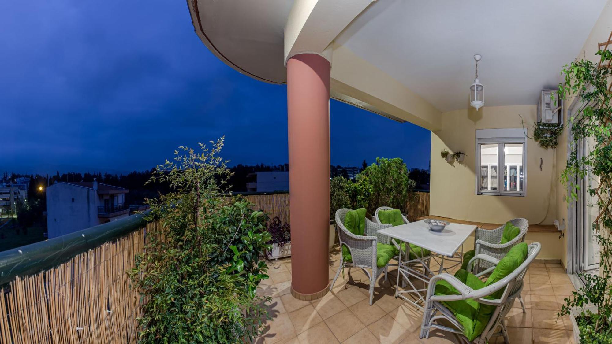 Celestial Garden-Thessaloniki'S Modern, Eclectic Penthouse With An Amazing View And Veranda Εξωτερικό φωτογραφία