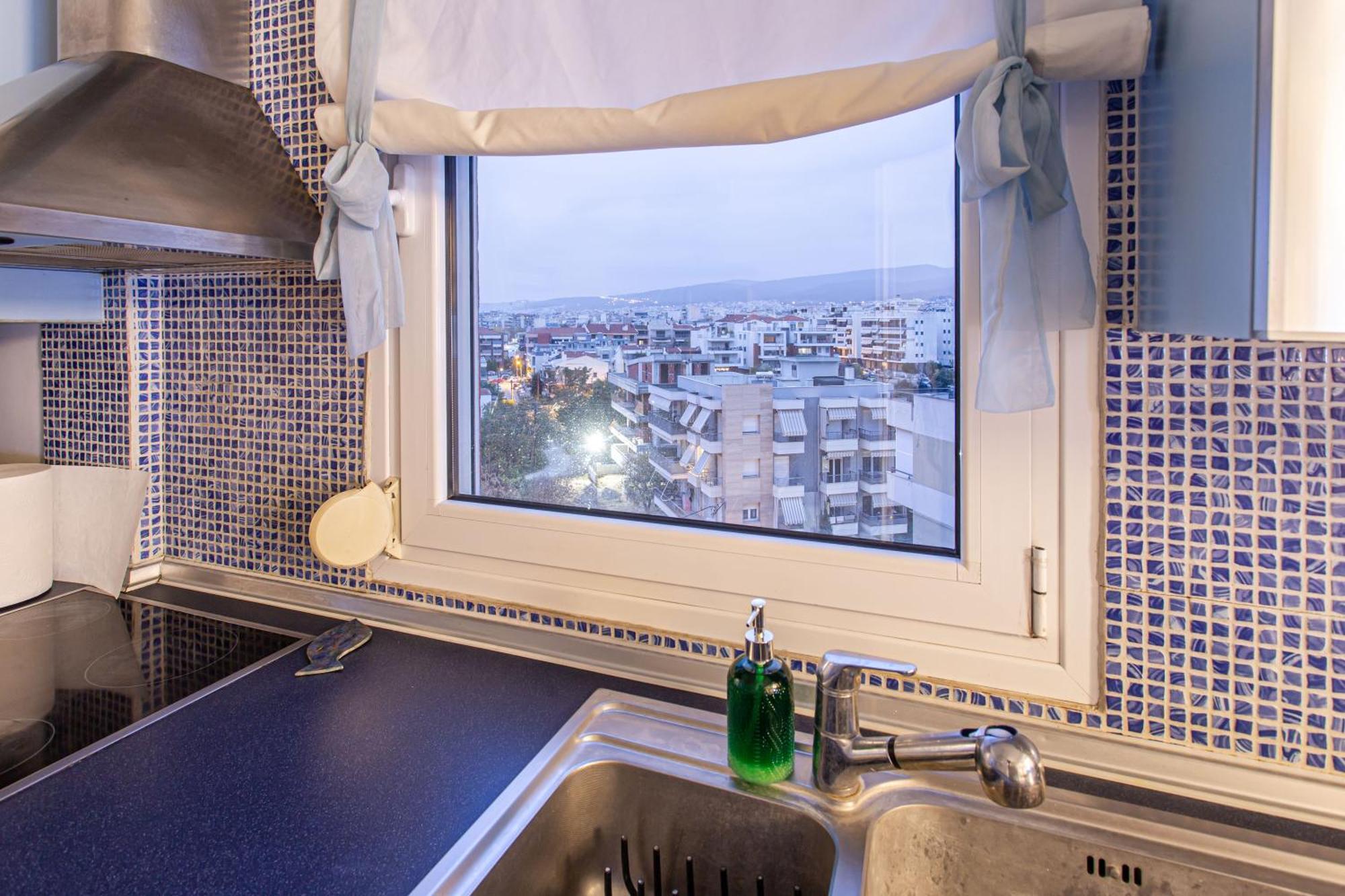 Celestial Garden-Thessaloniki'S Modern, Eclectic Penthouse With An Amazing View And Veranda Εξωτερικό φωτογραφία